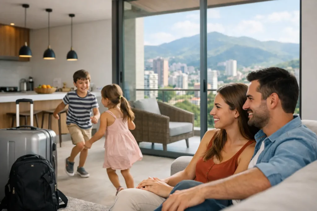 Alojamiento temporal en Medellín para familias