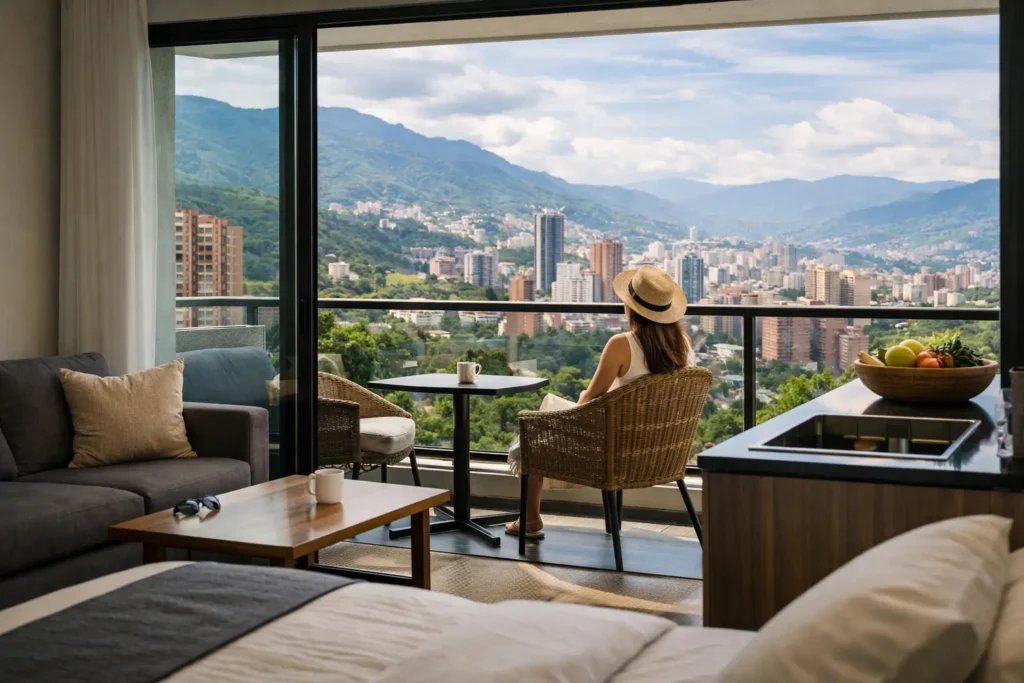Apartahotel en Medellín para larga estancia