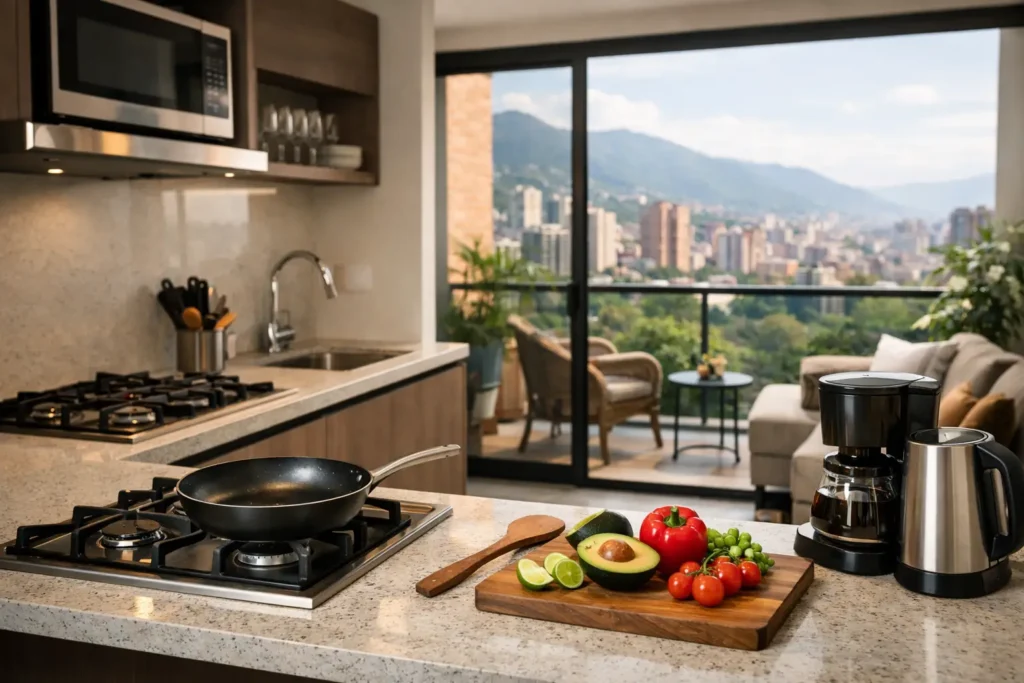 Alojamiento con cocina equipada en Medellín