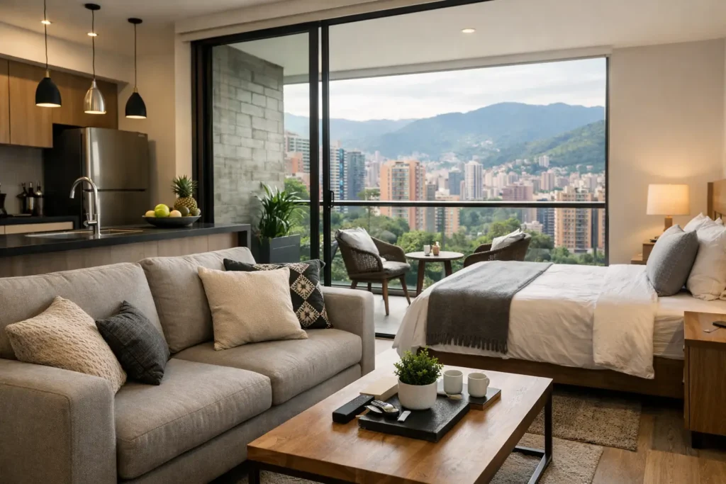 Qué incluye un apartamento amoblado en Medellín
